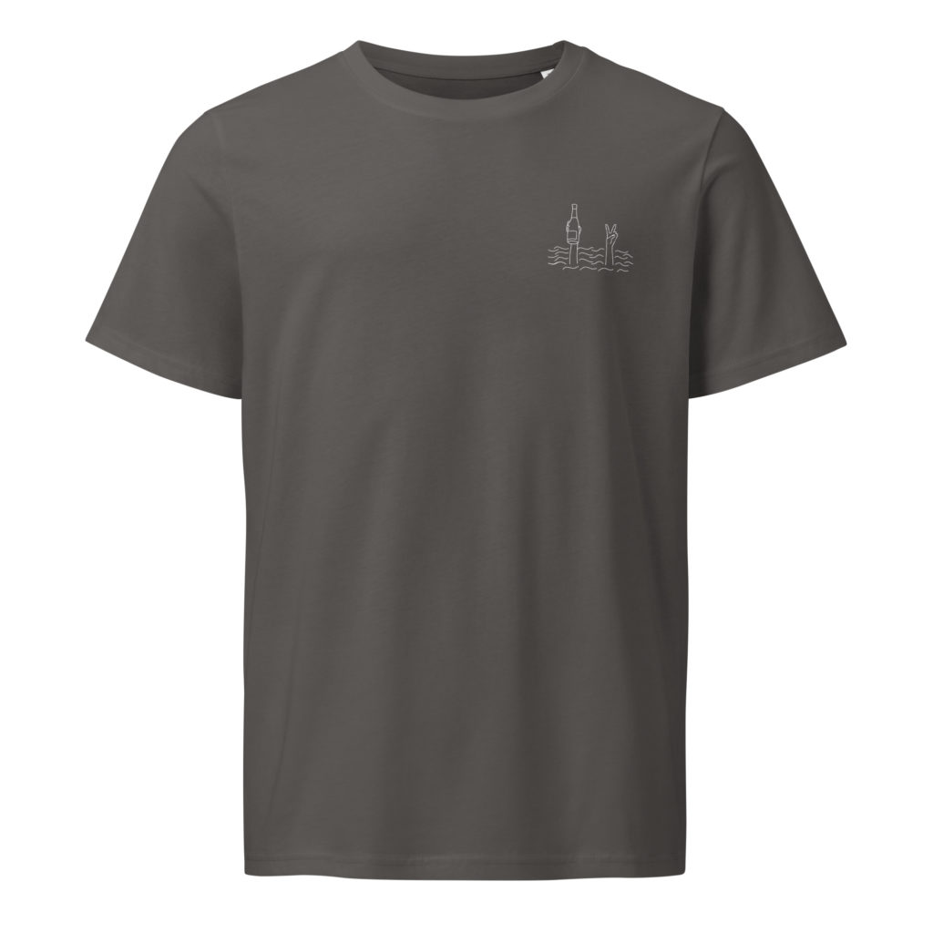 Peace & Cheers - Unisex Bio-T-Shirt – Bild 4