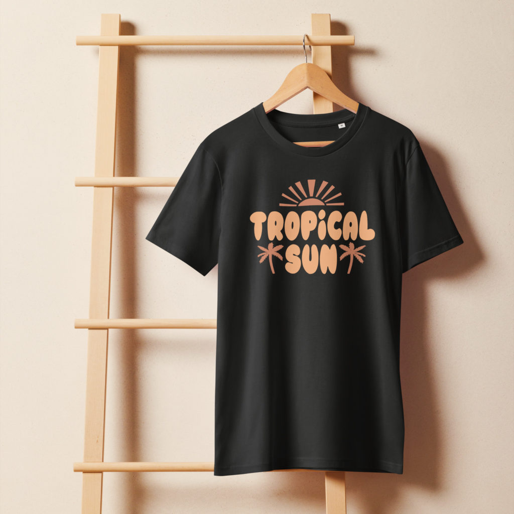 Tropical Sun - Unisex Bio-T-Shirt – Bild 7