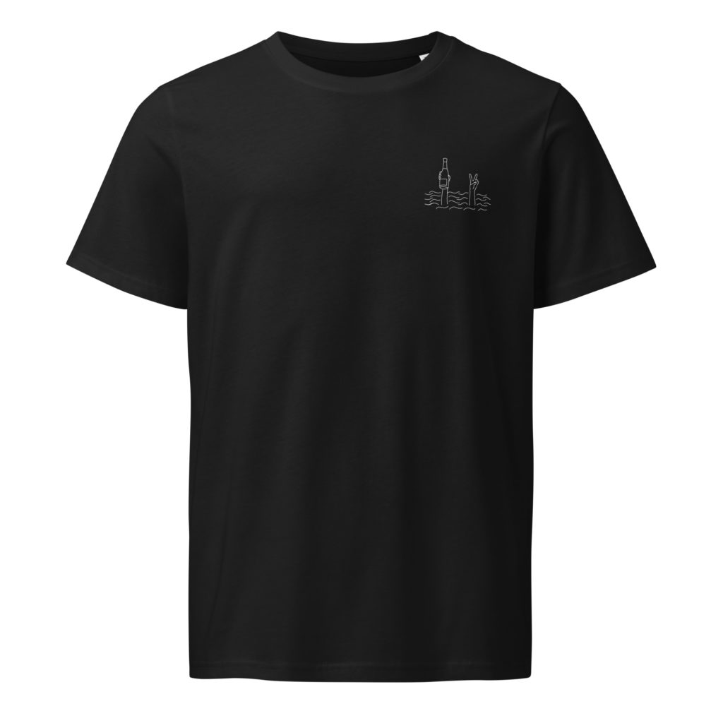 Peace & Cheers - Unisex Bio-T-Shirt – Bild 3
