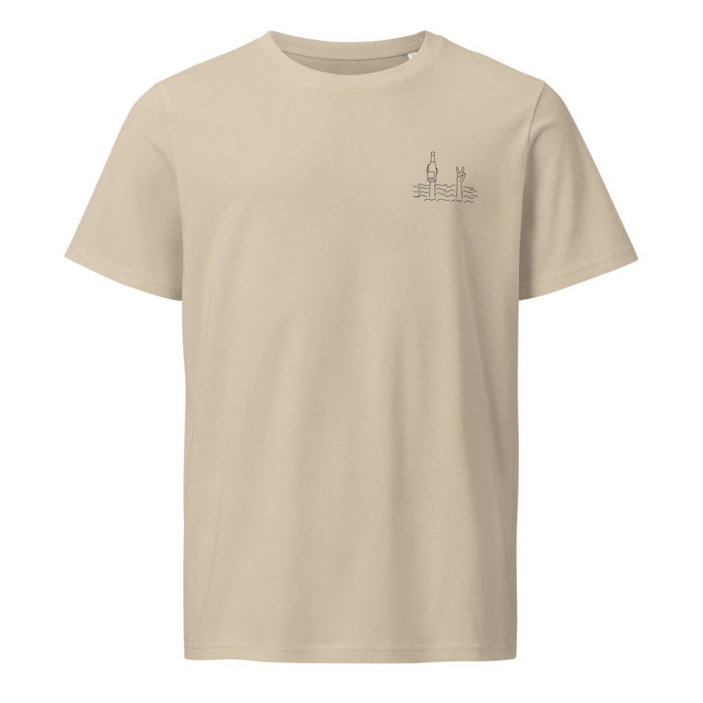 Peace & Cheers - Unisex Bio-T-Shirt – Bild 7