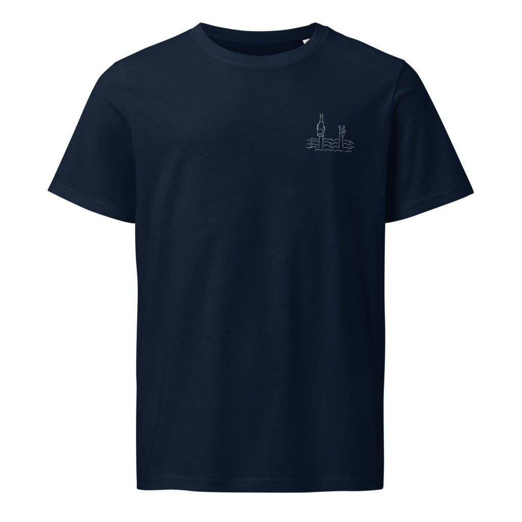 Peace & Cheers - Unisex Bio-T-Shirt – Bild 2