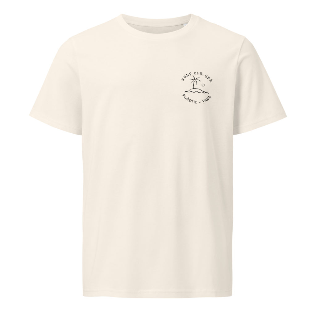 Keep our sea plastic-free - Unisex Bio-T-Shirt – Bild 5