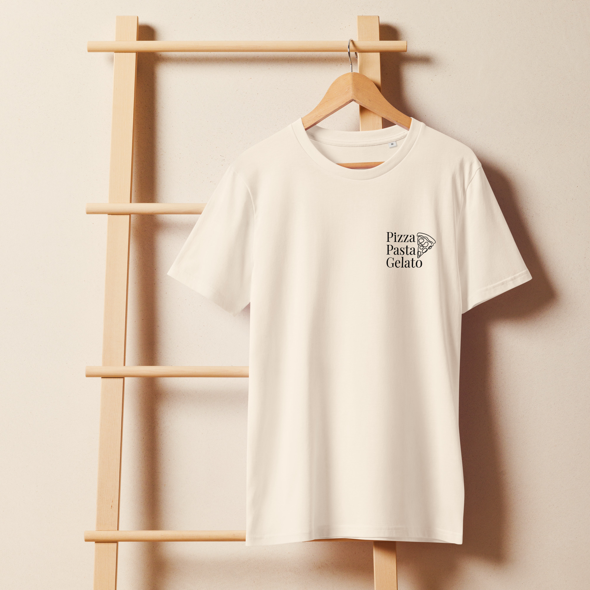 Pizza, Pasta, Gelato - Unisex Bio-T-Shirt