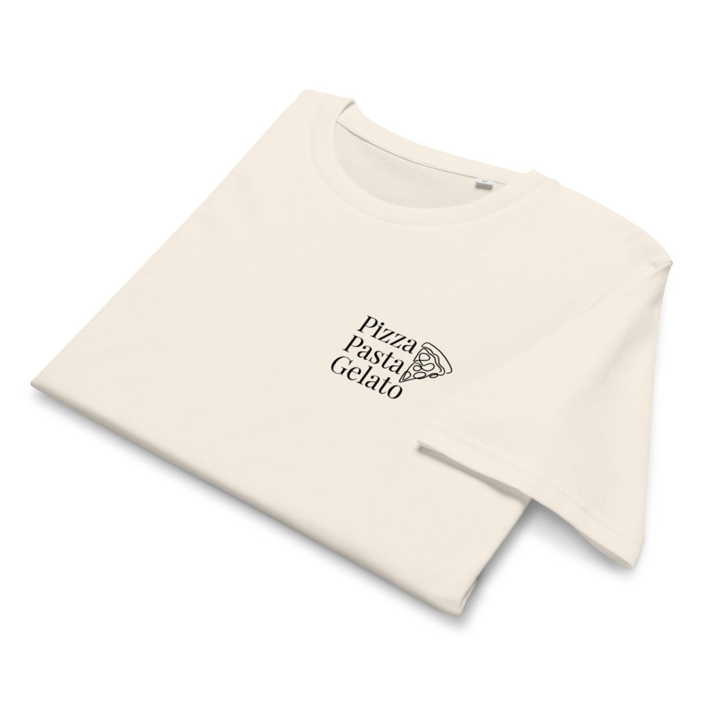 Pizza, Pasta, Gelato - Unisex Bio-T-Shirt – Bild 2