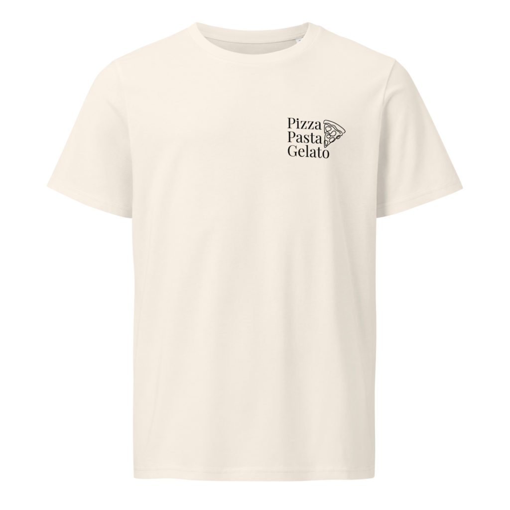 Pizza, Pasta, Gelato - Unisex Bio-T-Shirt – Bild 3