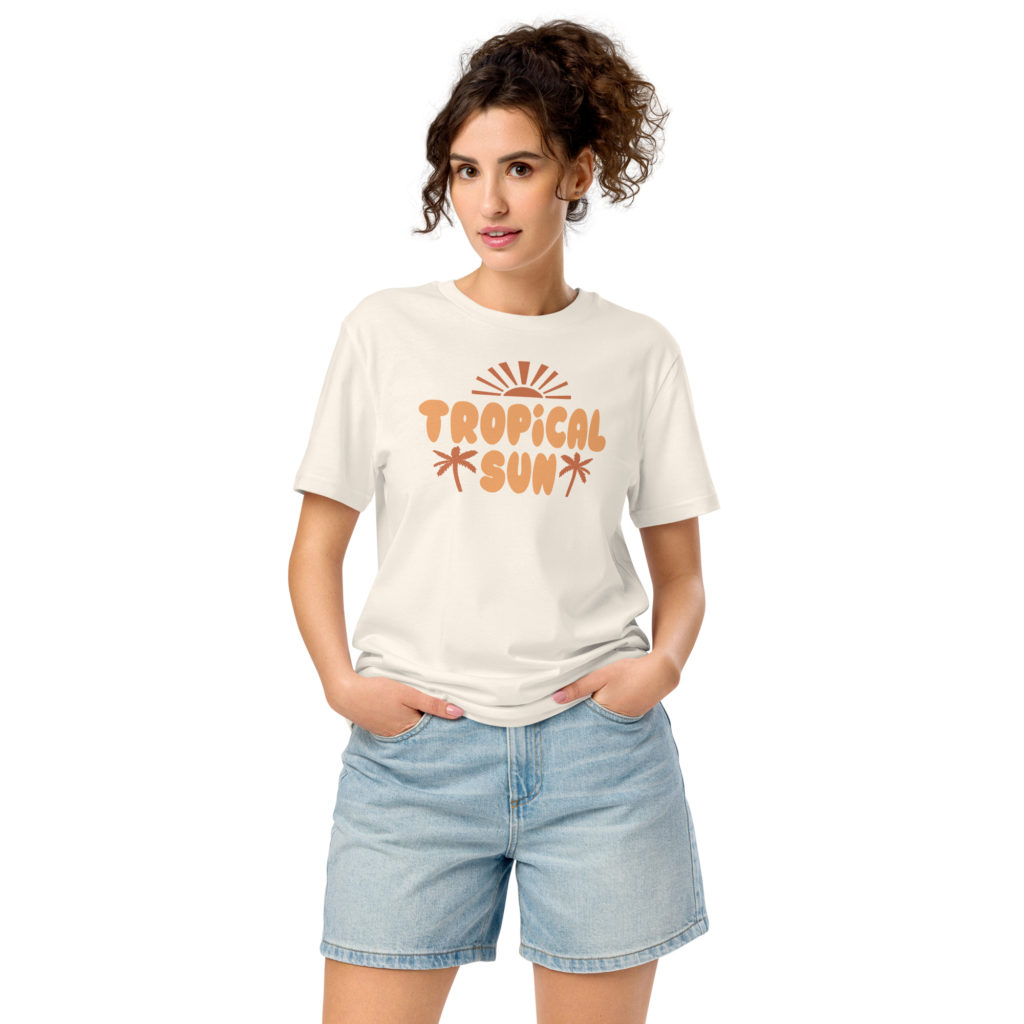 Tropical Sun - Unisex Bio-T-Shirt – Bild 2