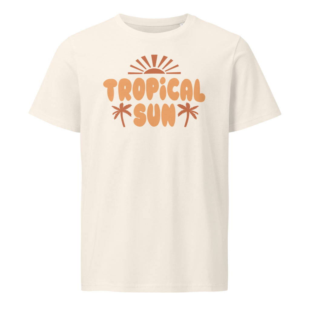 Tropical Sun - Unisex Bio-T-Shirt – Bild 3
