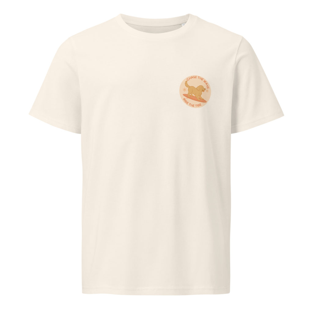 Chase the wave, ride the tide - Unisex Bio-T-Shirt – Bild 3