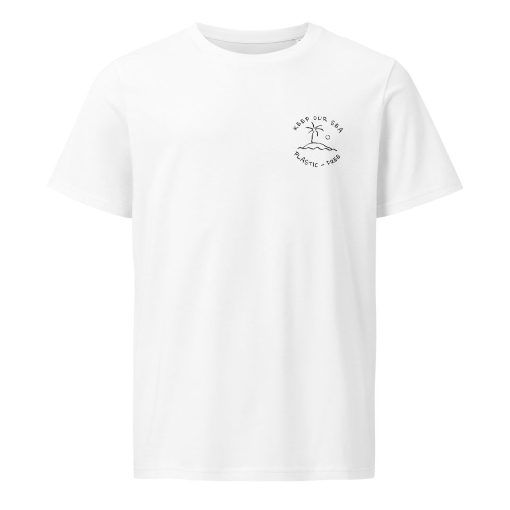 Keep our sea plastic-free - Unisex Bio-T-Shirt – Bild 4