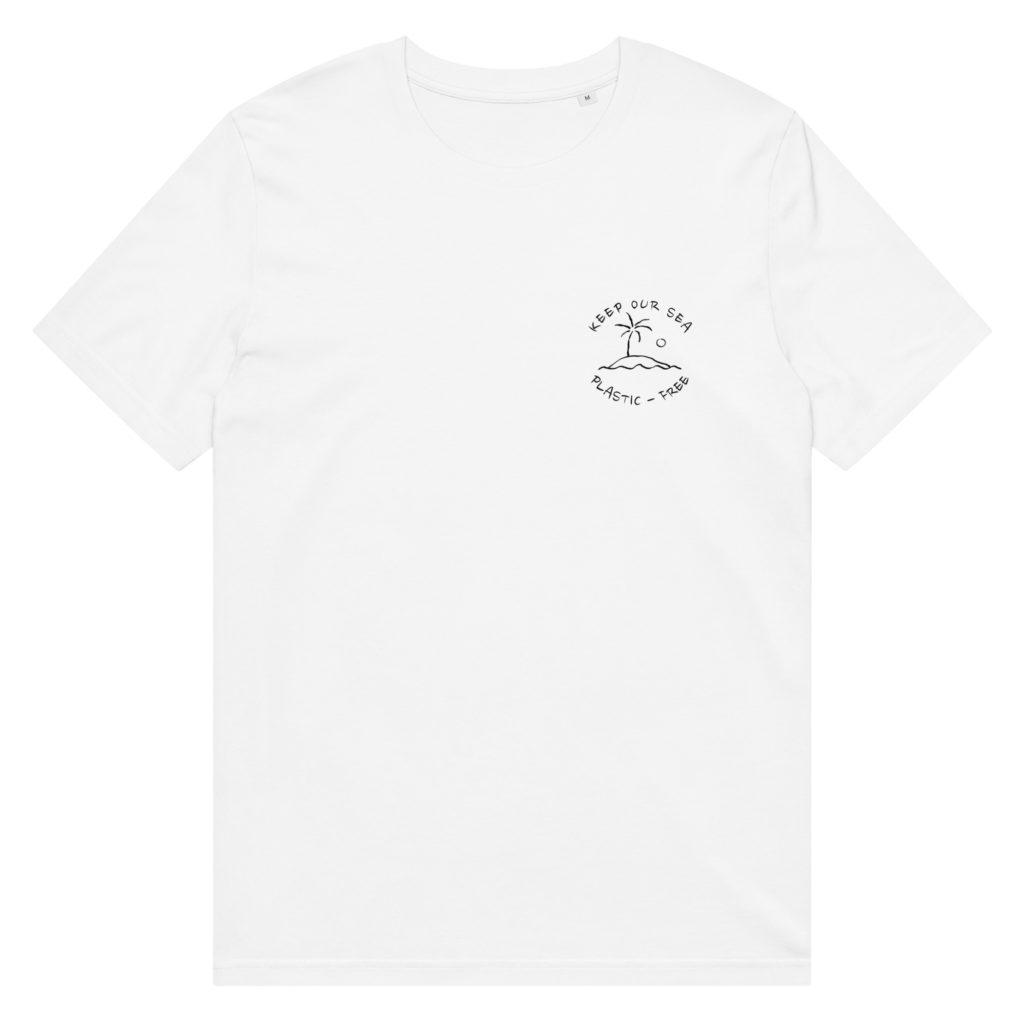 Keep our sea plastic-free - Unisex Bio-T-Shirt – Bild 7