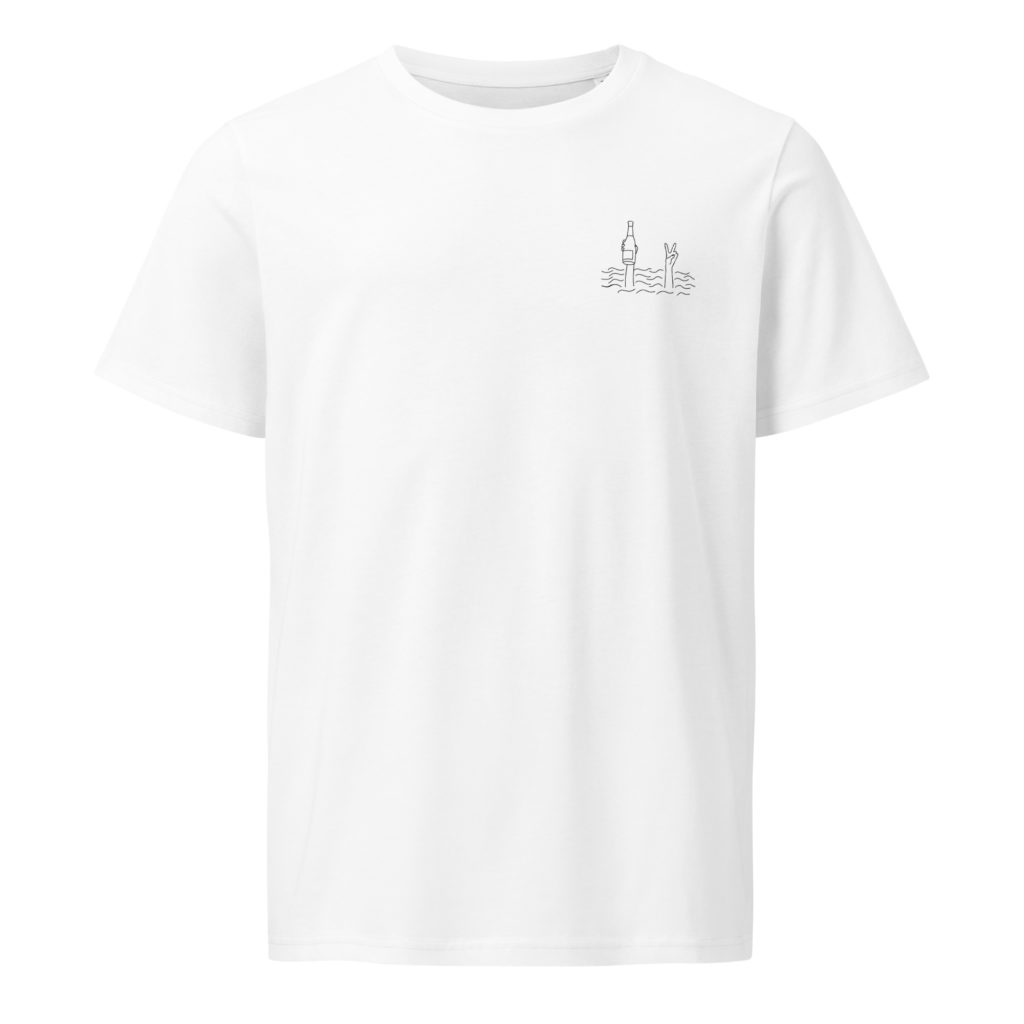 Peace & Cheers - Unisex Bio-T-Shirt – Bild 5