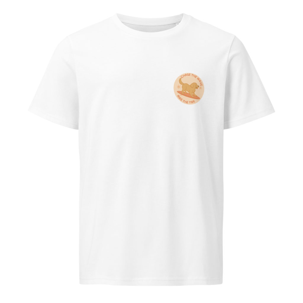 Chase the wave, ride the tide - Unisex Bio-T-Shirt – Bild 7