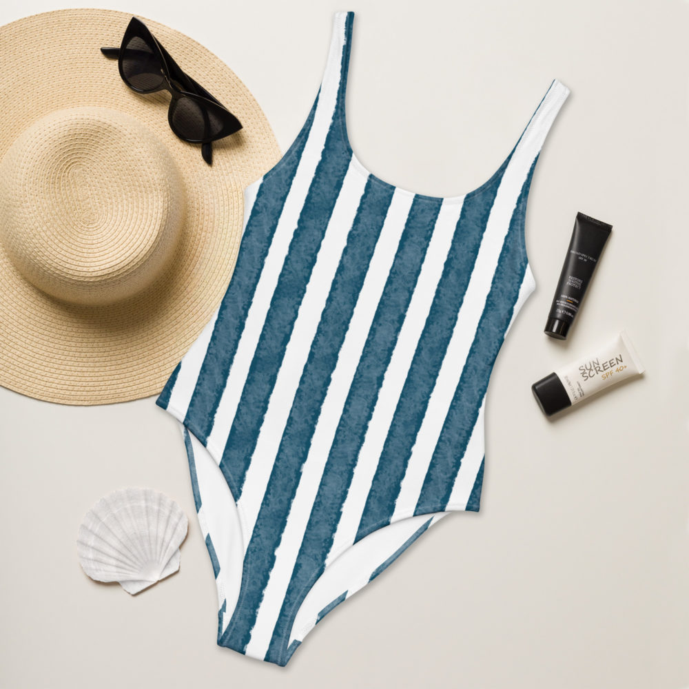 Deep Ocean Stripe - Swimsuit