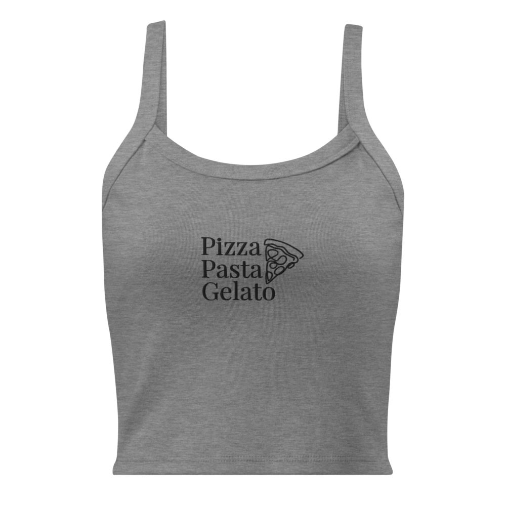 Pizza, Pasta, Gelato - besticktes Top – Bild 2