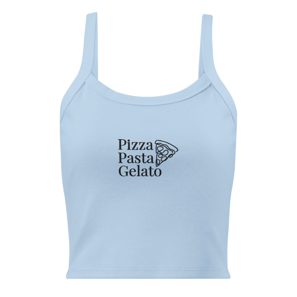 Pizza, Pasta, Gelato - besticktes Top – Bild 3