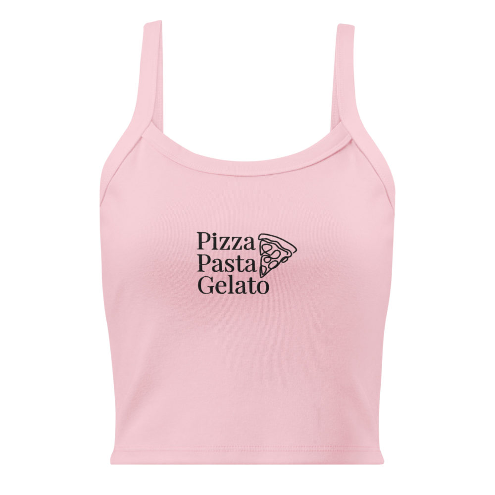 Pizza, Pasta, Gelato - besticktes Top – Bild 4