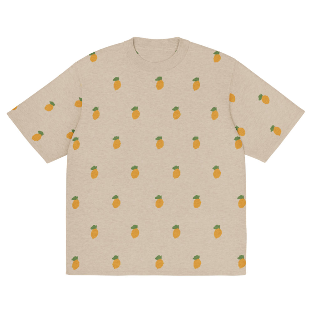 Lemon Sand - Gestricktes T-Shirt – Bild 16