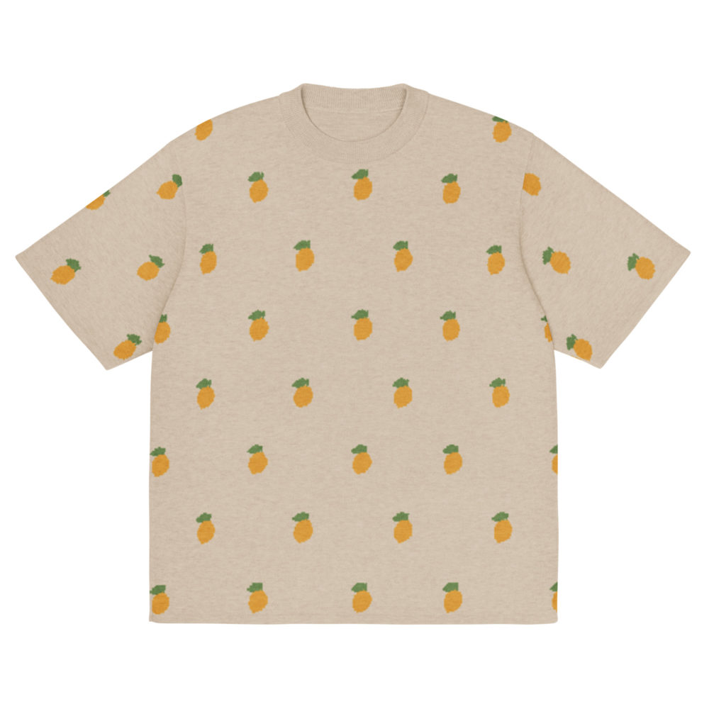 Lemon Sand - Gestricktes T-Shirt – Bild 2