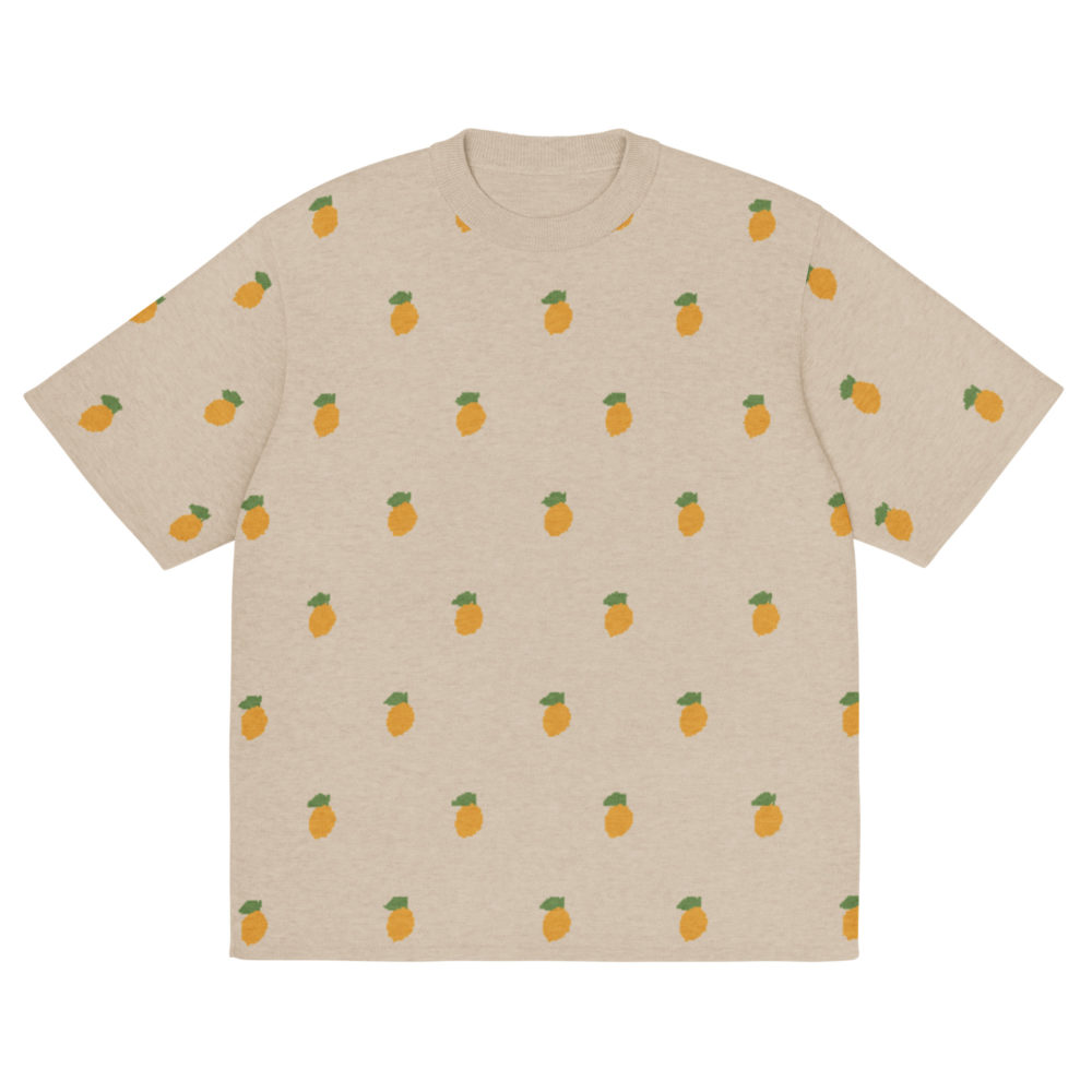 Lemon Sand - Gestricktes T-Shirt – Bild 10