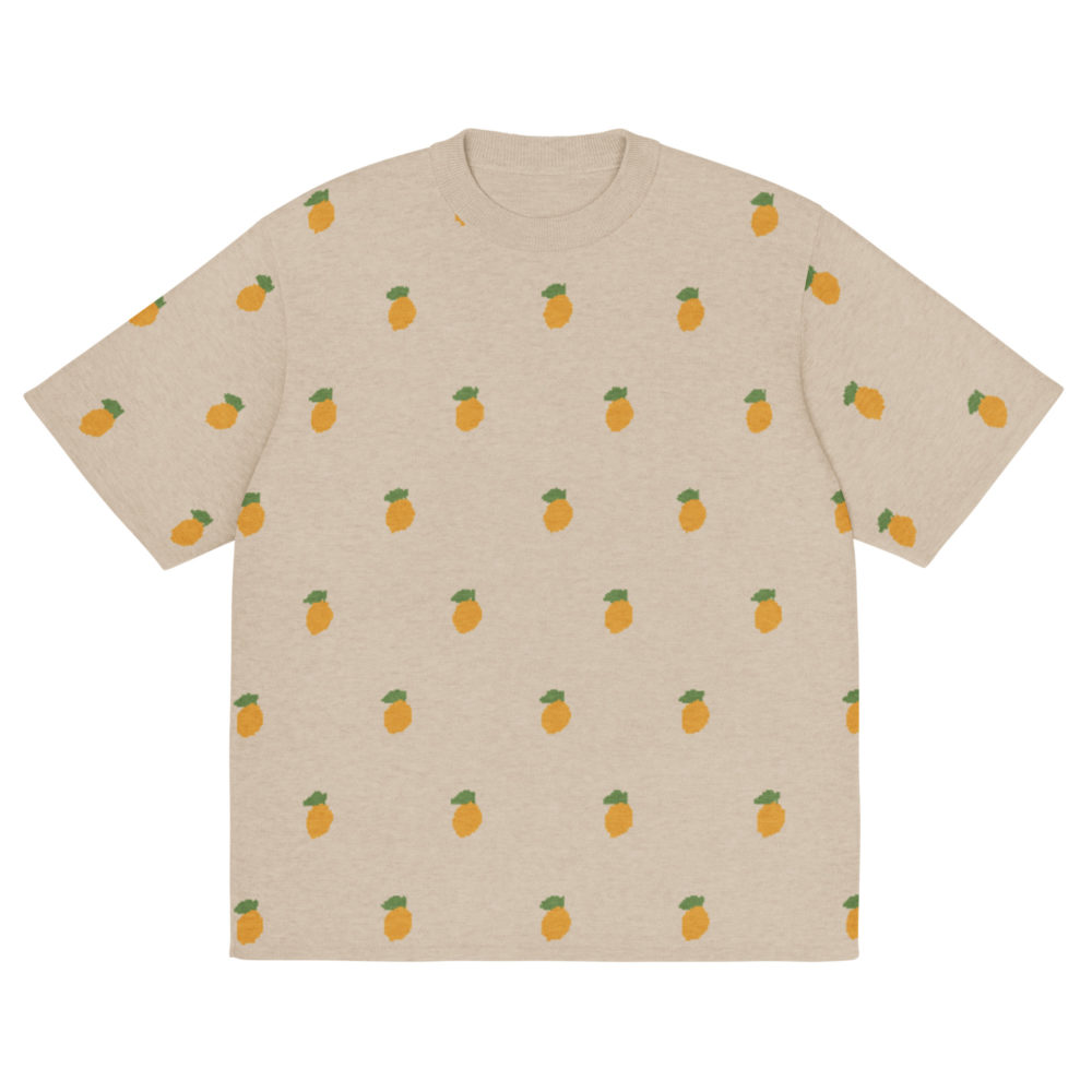 Lemon Sand - Gestricktes T-Shirt – Bild 8