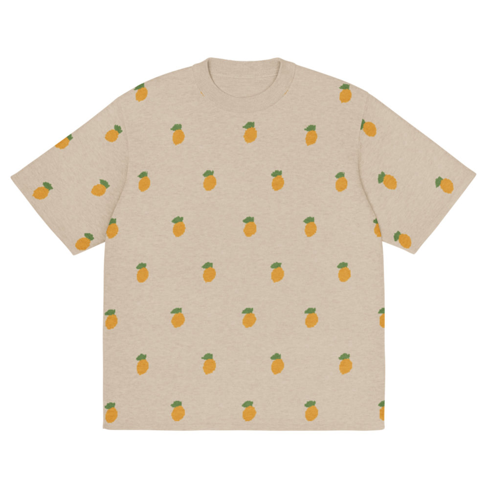 Lemon Sand - Gestricktes T-Shirt – Bild 6